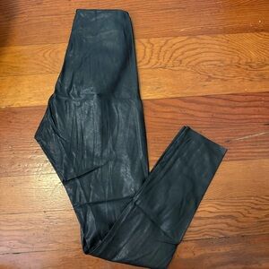 Commando Black Faux Leather Pants